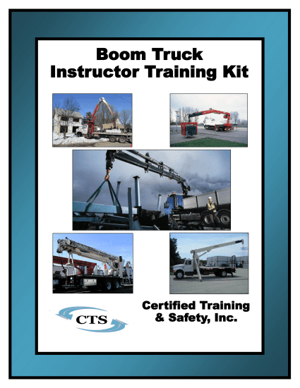 Boom Truck Instructor Training Kit