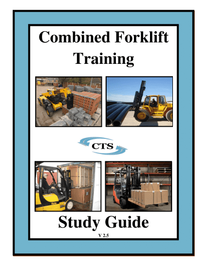 Combined Forklift Study Guides V2.5 (5 Pack)